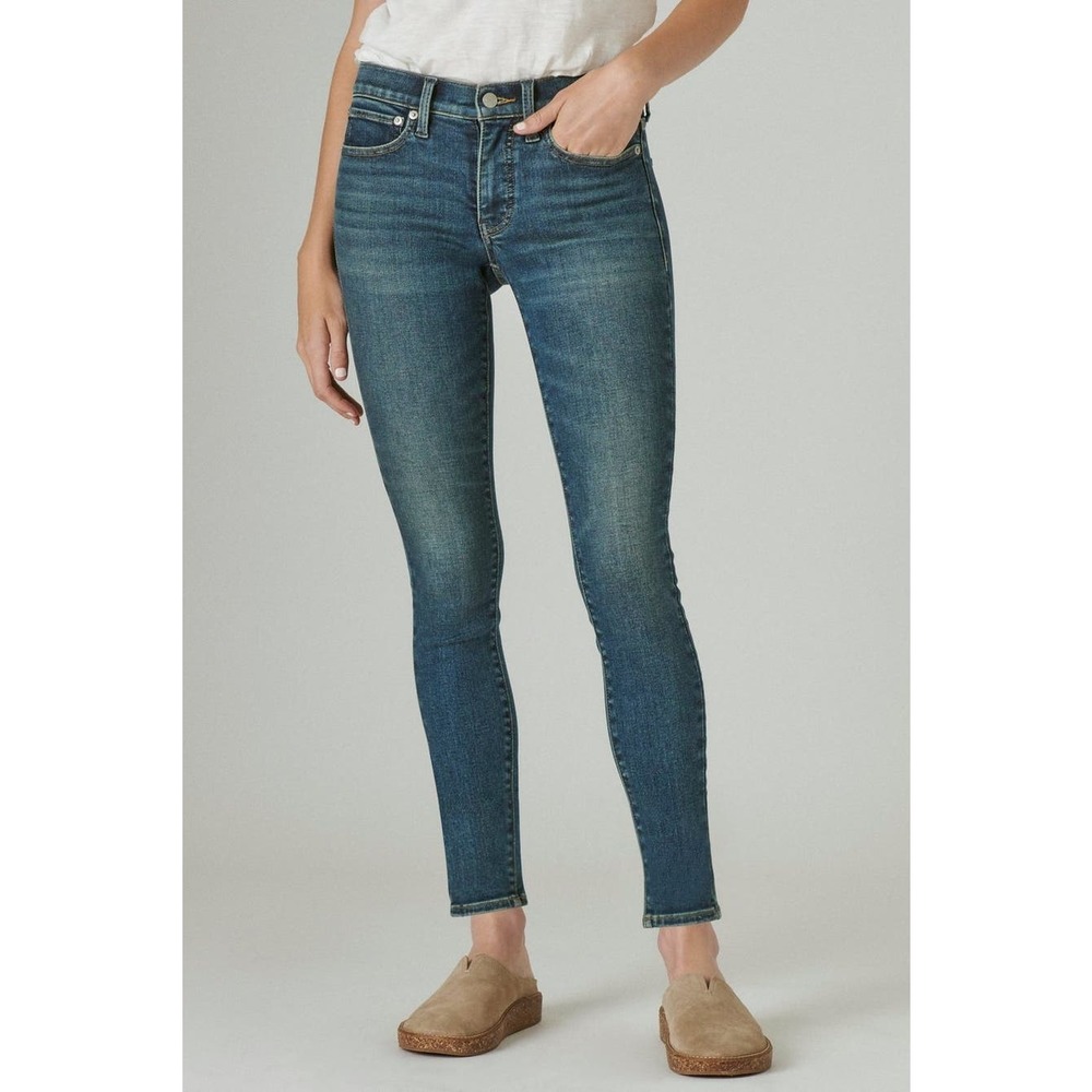 Lucky Brand Mid Rise Skinny Fit Sweet Jean, Women's Size 8/29R - Blue